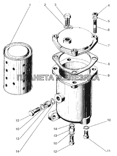 Фильтр топливный тонкой очистки МТЗ-922